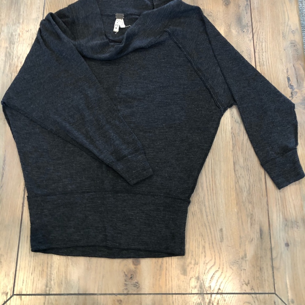 Free People Pallisades off the shoulder sweatshirt